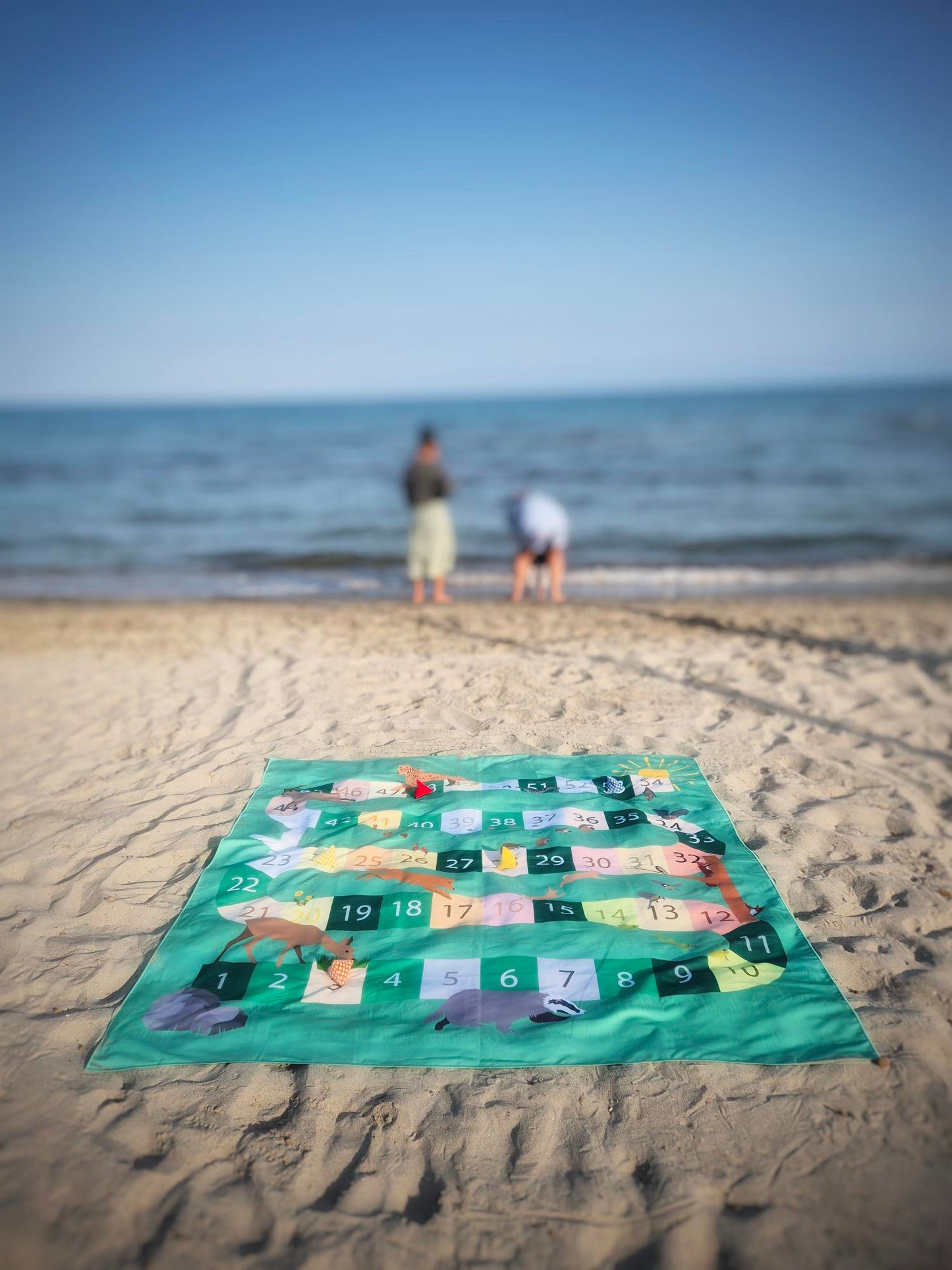 Spieltuch-Set "Leiterli- und Wurfspiel" aus ca. 70 recycelten PET-Flaschen