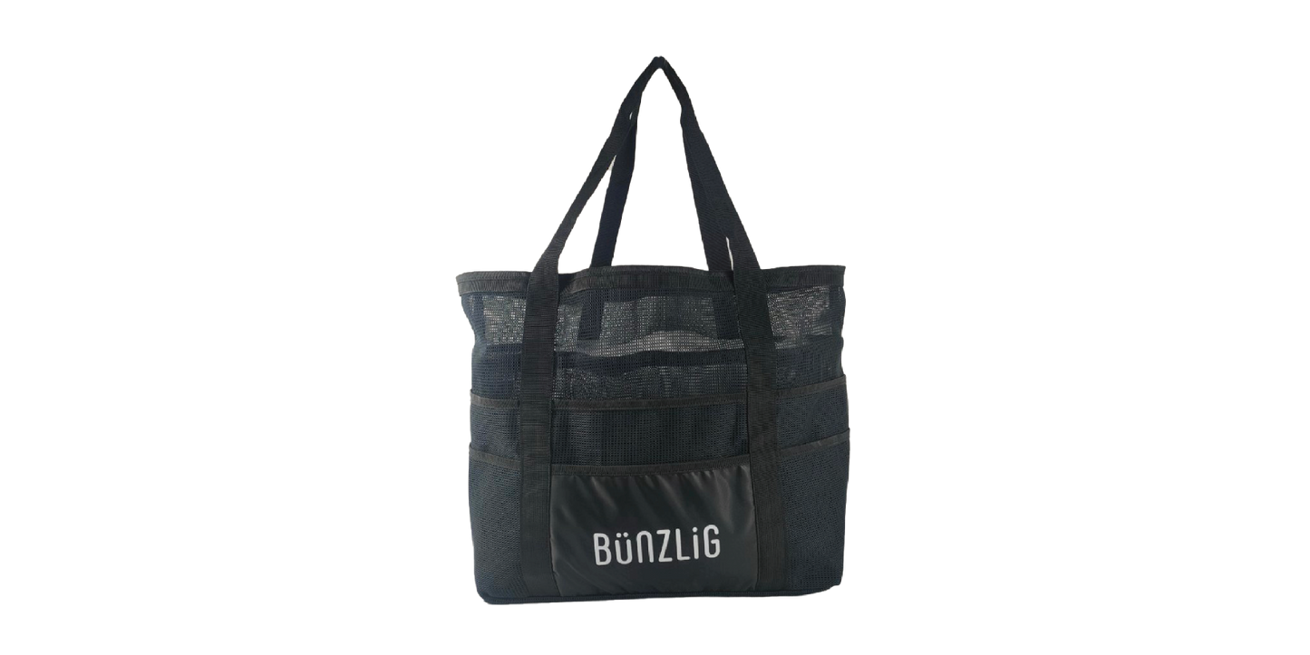 Strandtasche aus ca. 18 recycelten PET-Flaschen